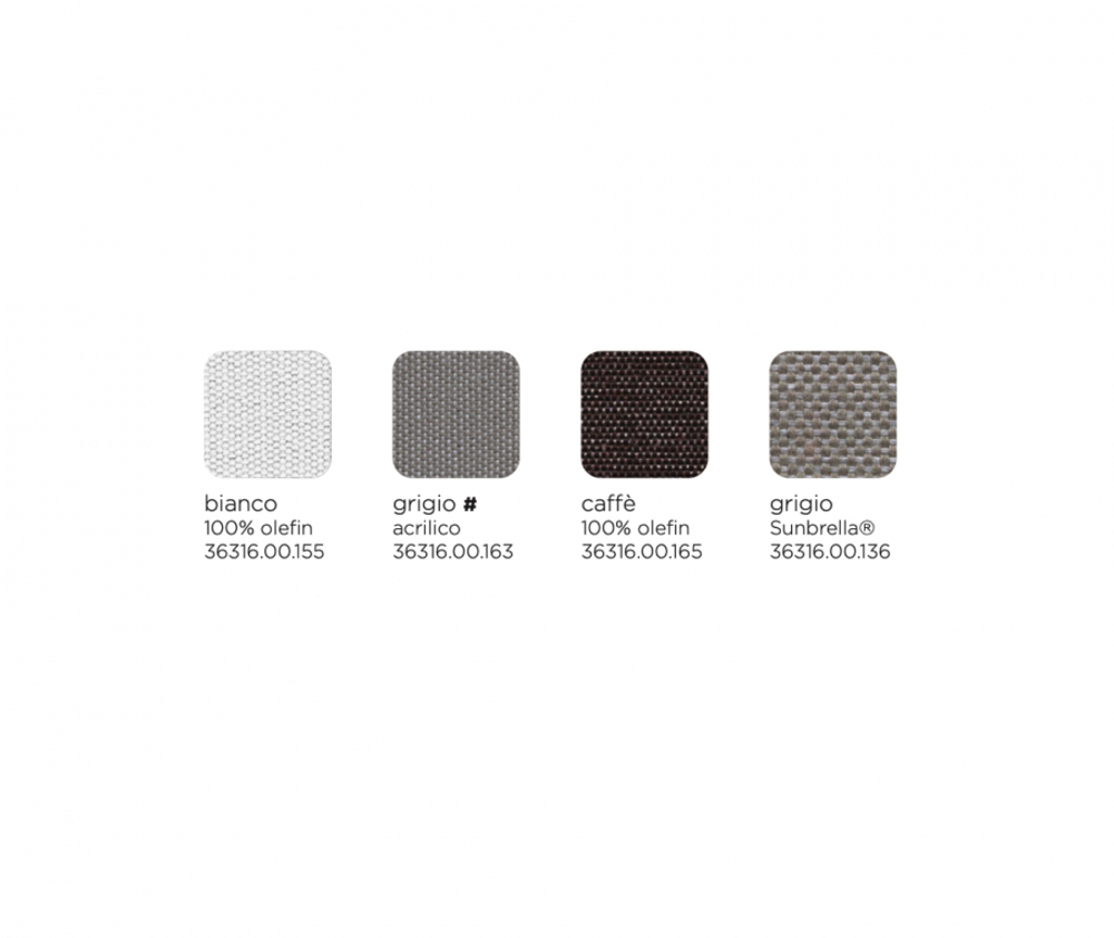 Подушка для кресла Nardi Darsena, серый