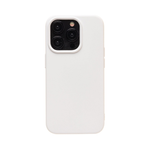 Силиконовый матовый чехол Activ Full Original Design для iPhone 15 Pro, без логотипа, белый