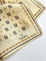Платок светло-жёлтый Fendi