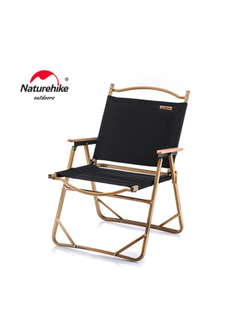 Кресло туристическое Naturehike MW02, складное, увеличенное, черное, до 120 кг