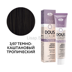 Полуперманентный безаммиачный крем-краситель тон-в-тон "Filter Dous Сolor" (60мл)