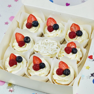 Капкейки ванильные 6 шт