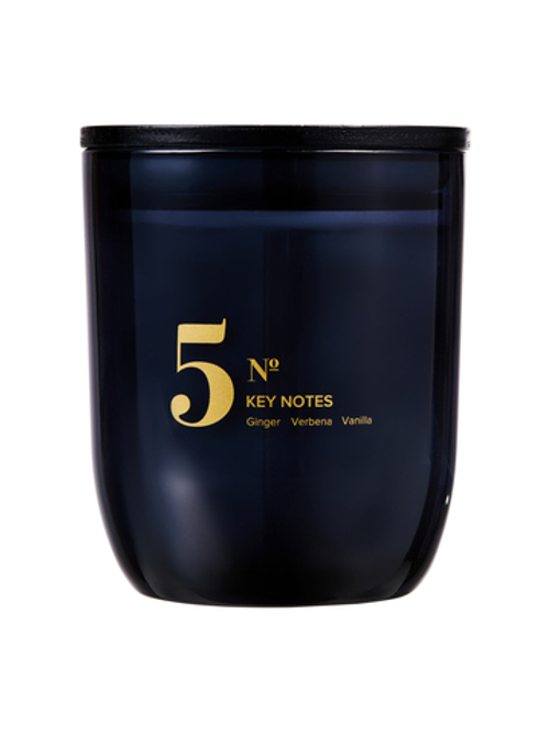 Свеча ароматическая в стекле №5 с нотами имбиря, ванили и вербены Press Gurwitz Perfumerie, 220 мл