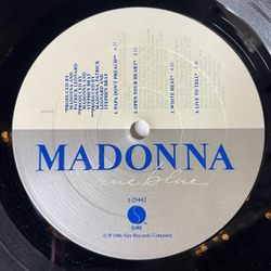 Винтажная виниловая пластинка LP Madonna True Blue (USA 1986) Papa Don't Preach