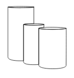 Кашпо, коллекция Urban, форма TUBE M