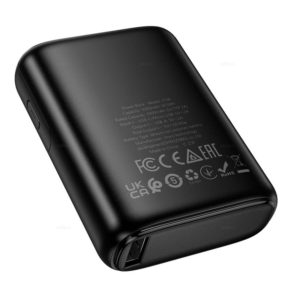 Портативный аккумулятор Hoco J158 5000mAh (black)