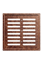 Решетка вентиляционная MER регулируемая 250х250 окраш.сталь Antique copper ERA