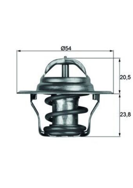 MAHLE - TX1487D-MAH - Thermostat, coolant