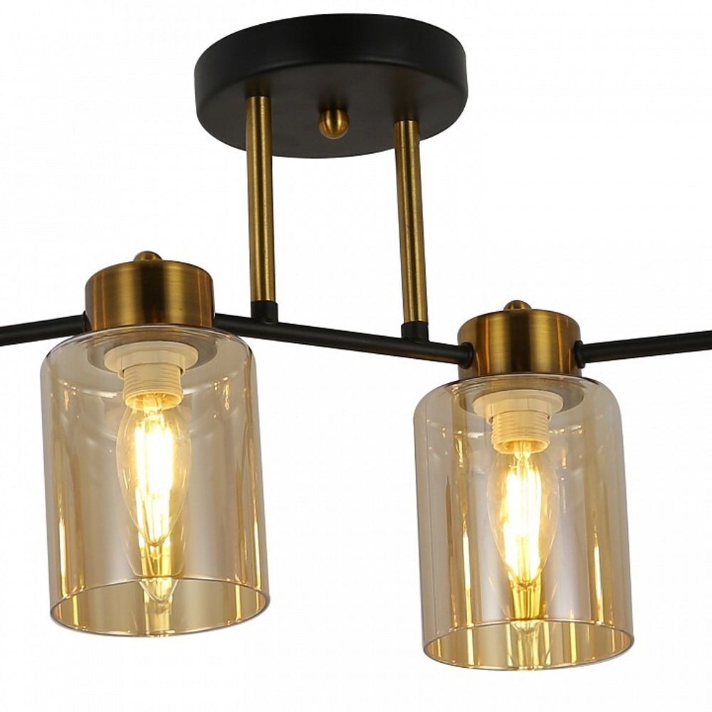 Светильник на штанге ILLUMICO Qui IL6111-6COU-79 BK GD Qui