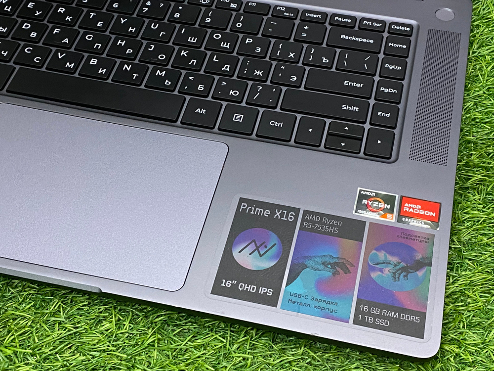 Ноутбук Machcreator 16' 2.5K IPS Ryzen 5 7535HS/Radeon 660M/16GB/1TB/ Prime X16[JB0C19001RU]/Windows 11