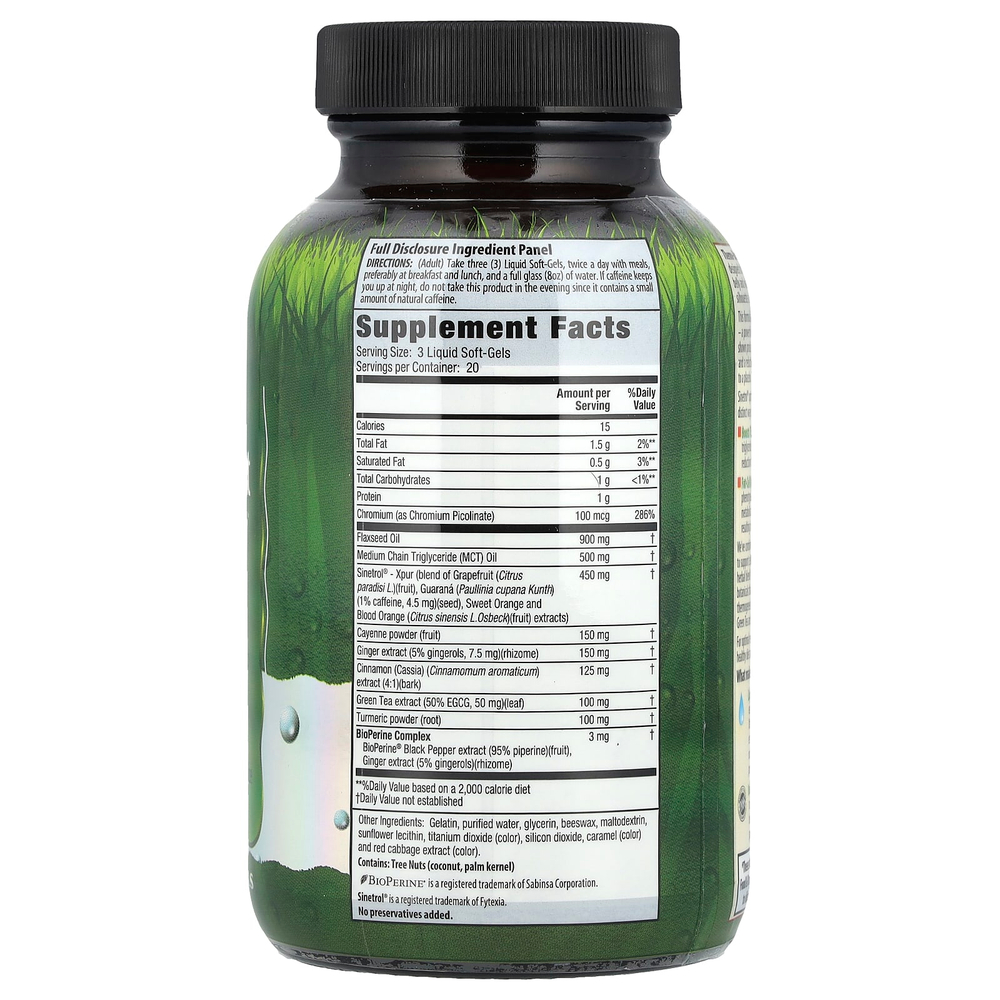 Irwin Naturals, Thermo-Burn Stubborn Fat Metabolizer ™, 60 желатиновых капсул