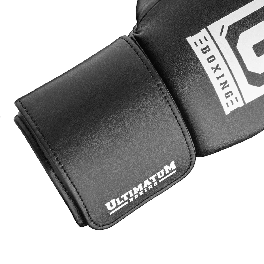 Защитные тренировочные перчатки Ultimatum Boxing Черные