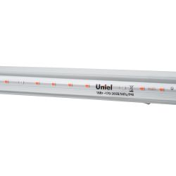 ULI-P42-18W-SPBX IP40 WHITE Светильник для растений светодиодный линейный. 560мм. выкл. на корпусе. Алюминий. Спектр с дальним красным для рассады и досвечивания в период роста. TM Uniel