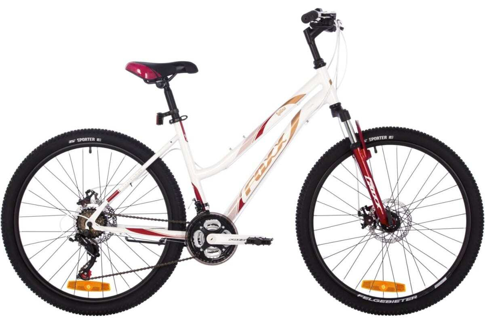 Велосипед FOXX 26" LATINA белый,сталь, размер 15"