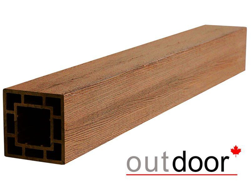 Столб ДПК Outdoor 120*120*3000 мм. STORM дуб