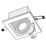 Встраиваемый светильник Technical DL008-2-01-S