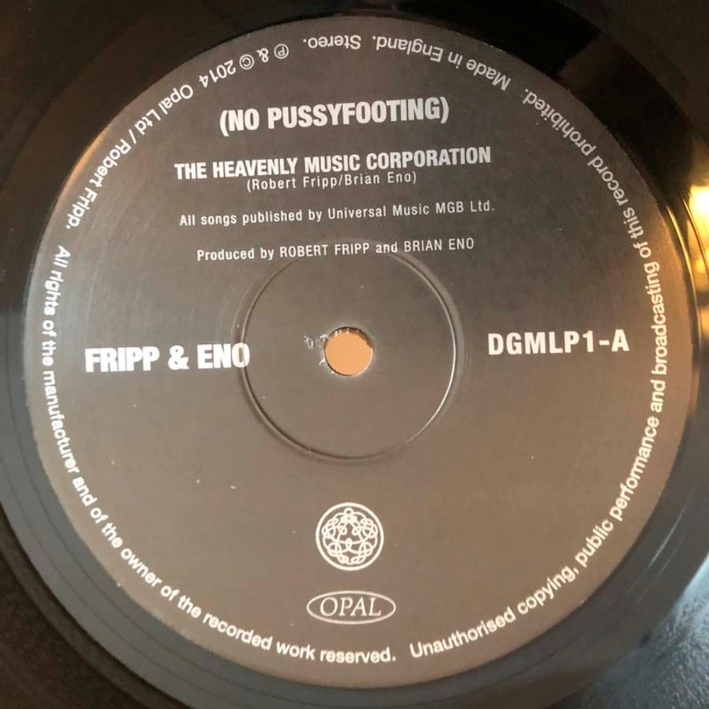 Fripp & Eno / (No Pussyfooting)(LP)