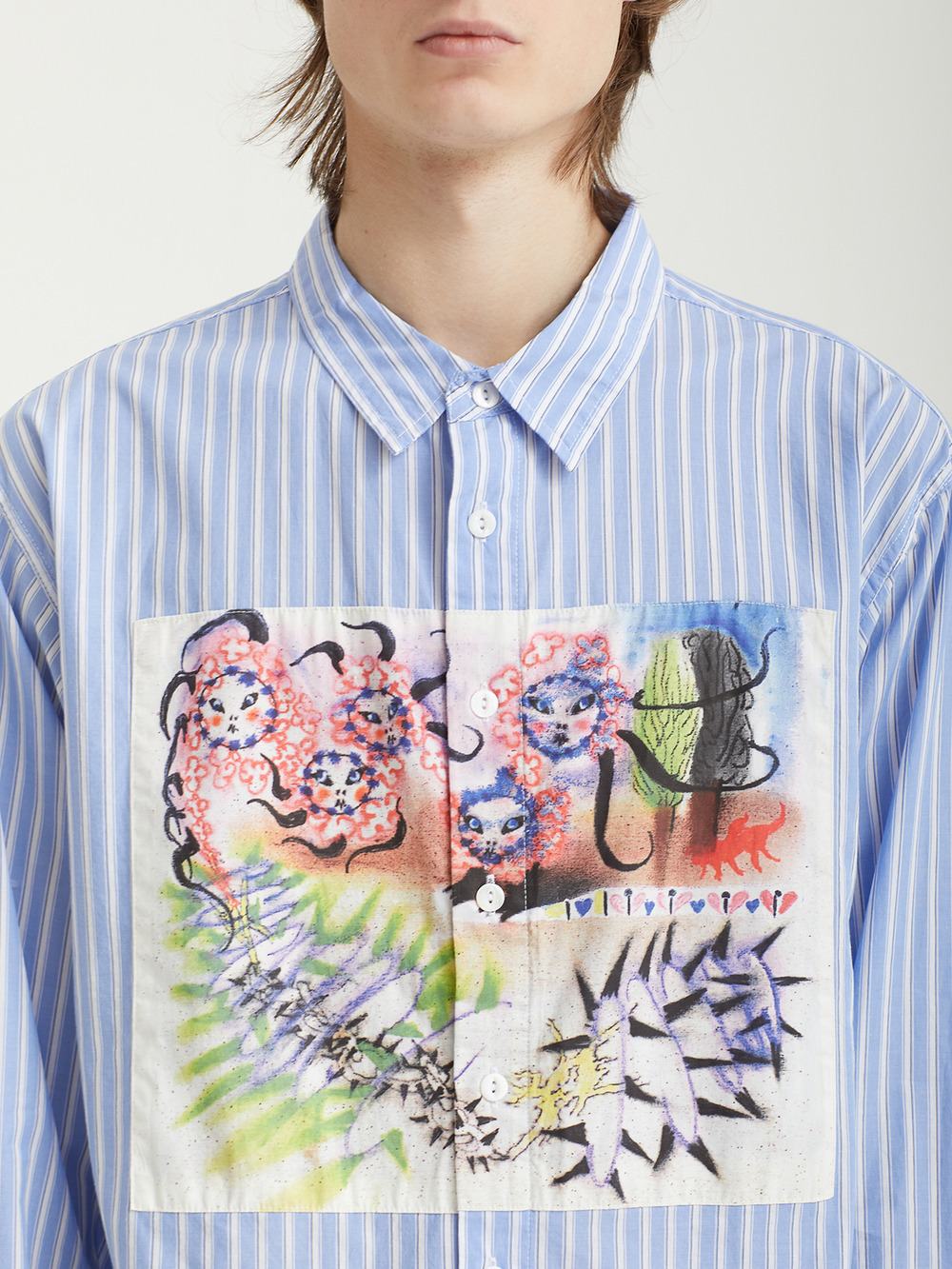 Мужская Рубашка Omer Striped