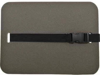 Сидушка Хоба для похода 10 мм 230*350 с карабином, т. зеленый