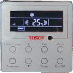 Мульти сплит-система TOSOT канальная на 3 комнаты (20+20+20 кв.м.)