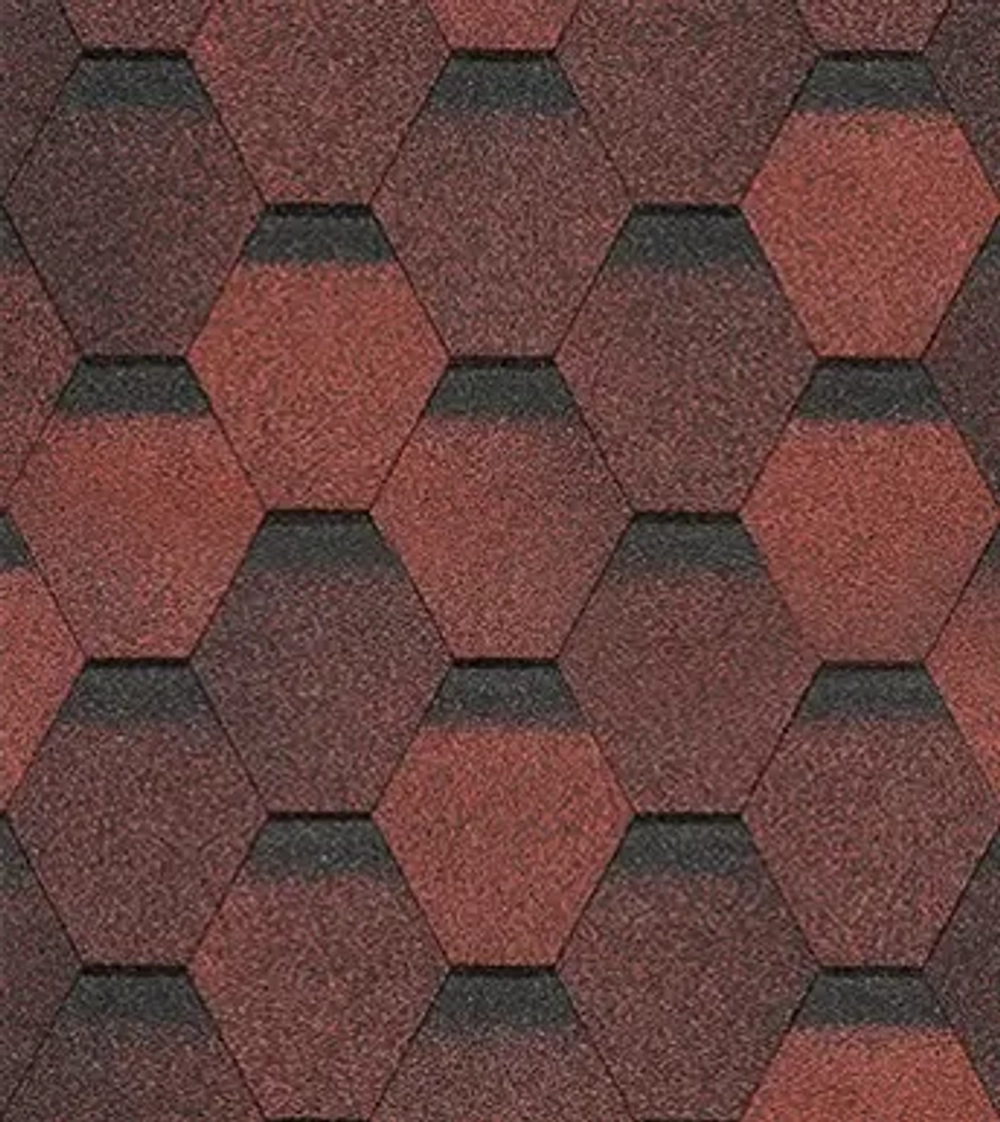 Гибкая черепица Docke Шестигранник