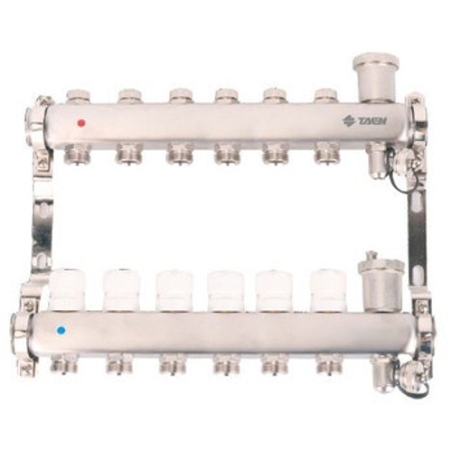 Коллекторная группа Taen 1" евроконус 3/4" на 6 выходов
