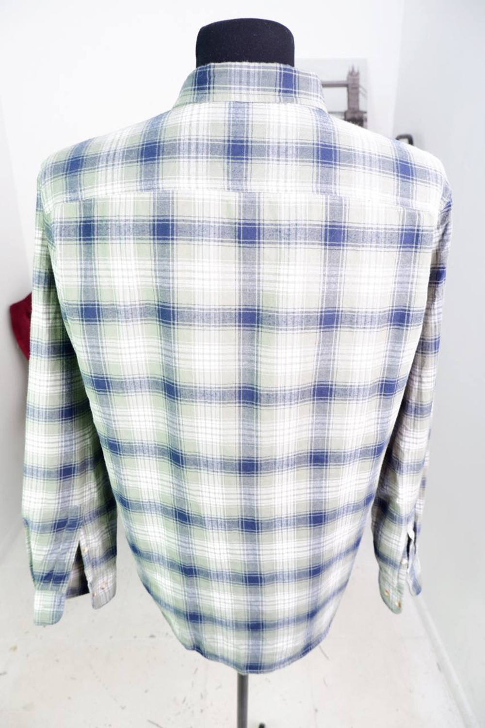 Рубашка Zolla в клетку, маркировка XL, визуально на 52 размер