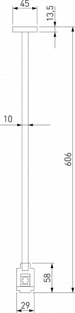 Основание на штанге Elektrostandard Esthetic Magnetic a065447