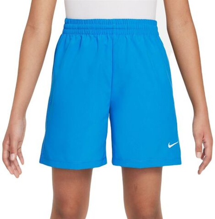 Шорты для мальчика теннисные Nike Boys Dri-Fit Multi+ Training Shorts - light photo blue/white