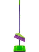 Набор для уборки "Грейс" (совок + щетка пластиковые на длинных ручках) 240х250х810 мм