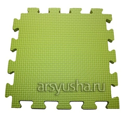 Коврик-пазл BABYPUZZ (4 плиты 50x50x2см, 1кв.м./уп) Салатовый от 100 шт.