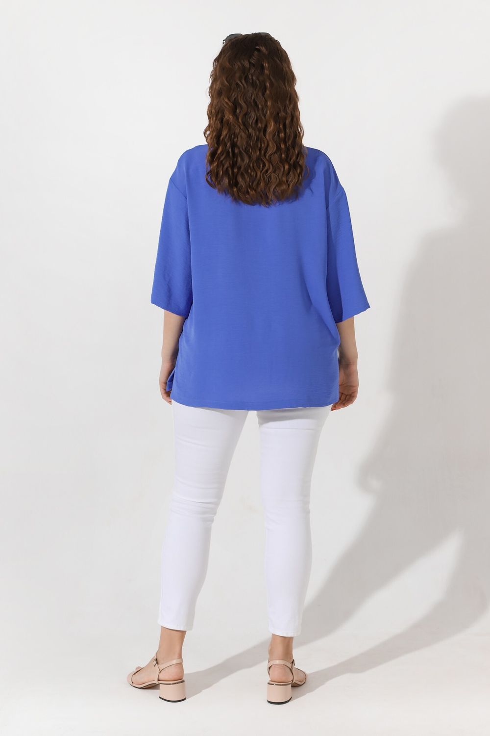 Блуза Жаркий сезон-1 Виотекс СИНИЙ