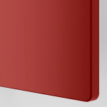 Книжный шкаф - IKEA SMÅSTAD / PLATSA /SMАSTAD / СМОСТАД/ ПЛАТСА ИКЕА, 123х120 см, белый/красный/черный