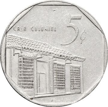 5 сентаво 1994-2018 Куба