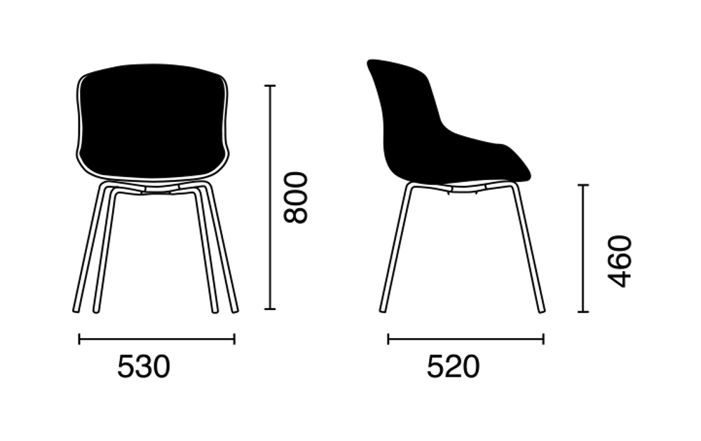 Стул с обивкой Papatya Globe-S ML Soft