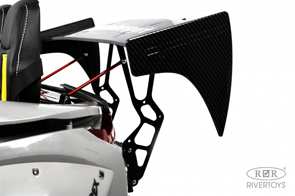 Детский электромобиль RiverToys G007GG серый