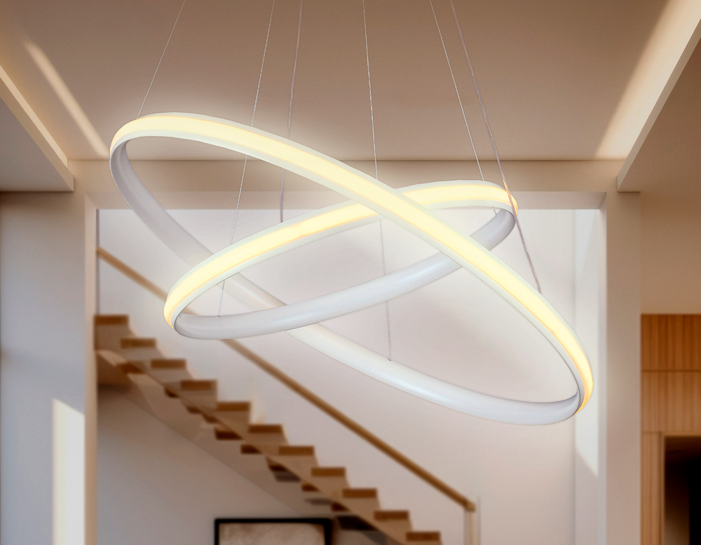 Ambrella Подвесной светодиодный светильник с пультом Line FL407