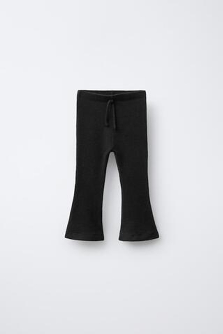 ZARA ЛЕГИНСЫ FLARE SOFT TOUCH, ЧЕРНЫЙ