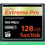 Карта памяти SanDisk Extreme Pro CF 128GB (SDCFXPS-128G-X46)