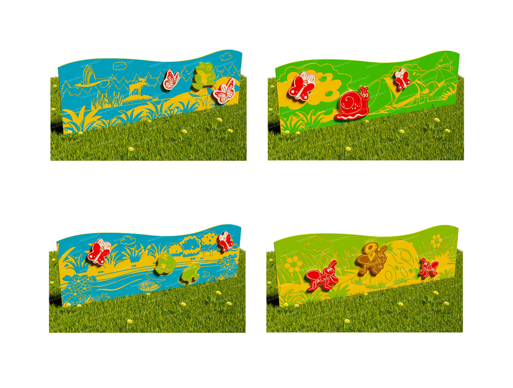 Забор уличный из экопластика 3