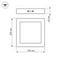 Потолочный светодиодный светильник Arlight SP-S225x225-18W Warm White 018857