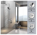 Стойка VETTORRE TS душевая с термостатом BOCH MANN BM9650