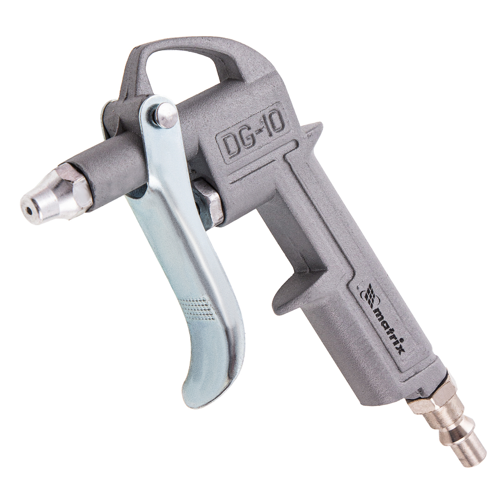 Набор пневмоинструмента, 5 предметов, быстросъемное соединение, краскораспылитель с нижним бачком Matrix