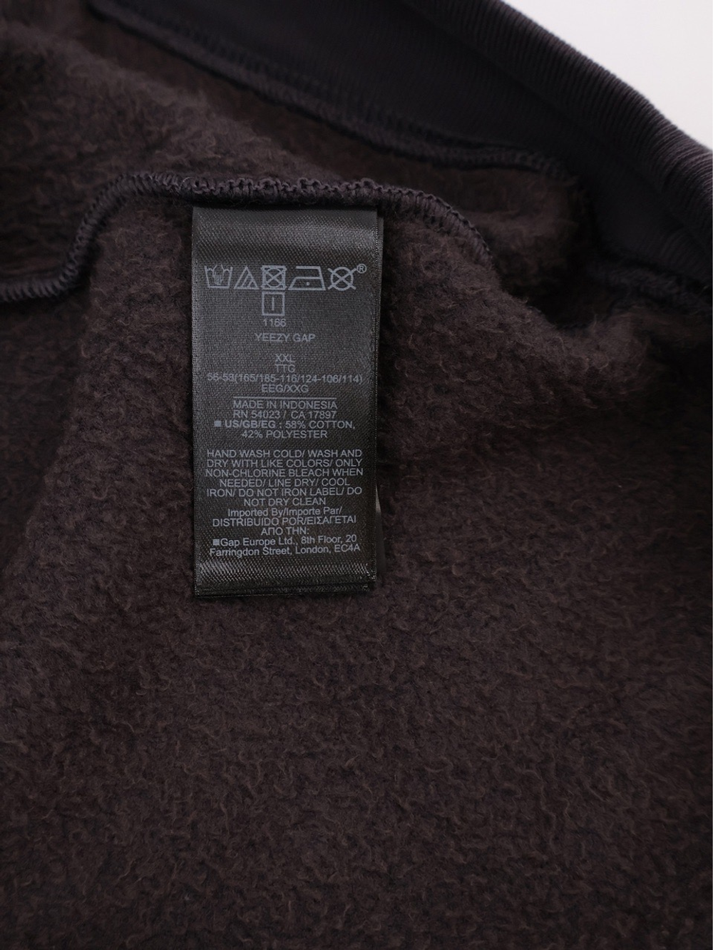 Свитшот Yeezy Gap Engineered by Balenciaga Unreleased High Neck Fleece Dark Grey