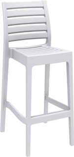 Стул пластиковый барный Siesta Contract Ares Bar 75, белый
