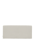 Изголовье Valma из жемчужного шенилла со съемным чехлом для кровати 160 x 200 см