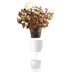 Горшок для растений с функцией самополива d9 см белый