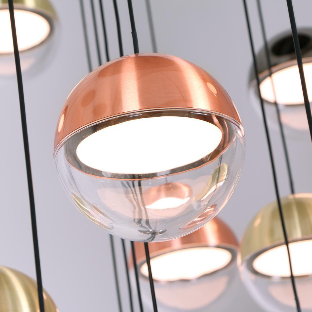 Подвесной светодиодный светильник Favourite Luna 4371-27P