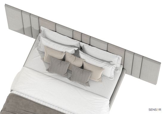 Кровать Ломбардия с широким изголовьем