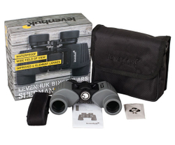 Комплект поставки полевого бинокля Levenhuk Sherman Plus 6,5 32